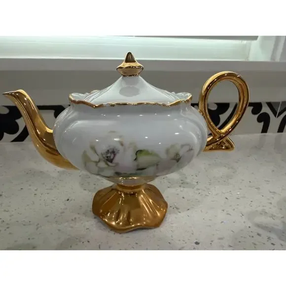 VINTAGE 3 piece Mary Herzig CHINA TEA Set circa 1950’s - Picture 4 of 8